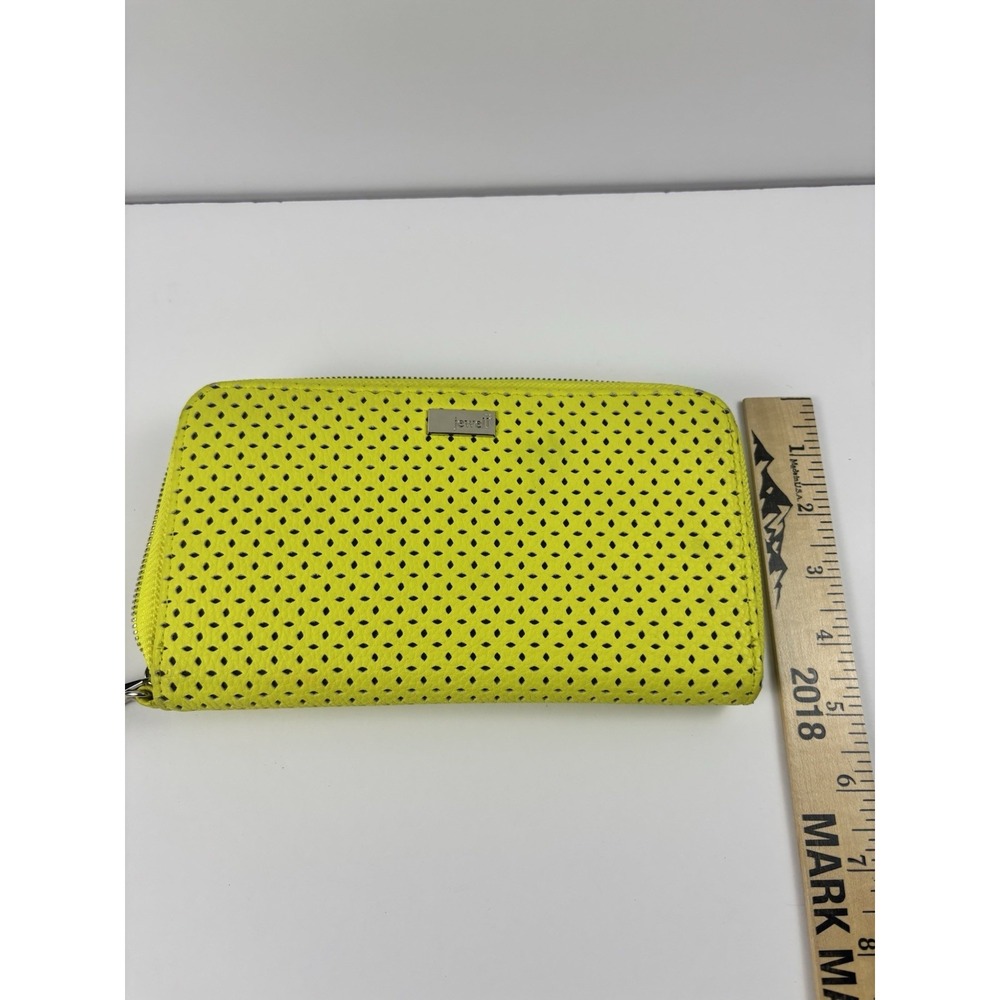 Thirty One Jewell Zip-Around Wallet - Bright Yellow - Flashy Retro Y2K Fun - Picture 5 of 9